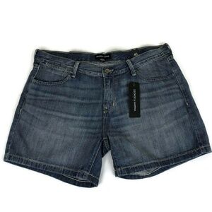 George & Martha Women's Size 40 Denim Bermuda Shorts "Diane Fit" NWT Blue